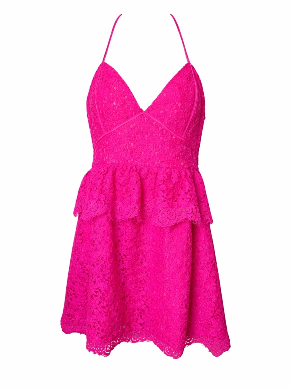 Lovers + Friends Rosanna Lace Mini Dress - Paradise Pink